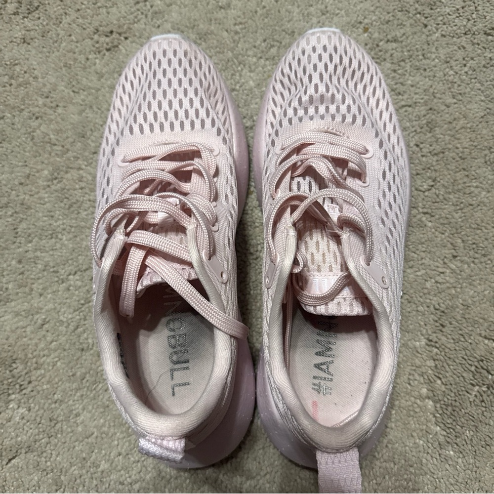 NOBULL Women's Soft Pink Mesh Sneakers